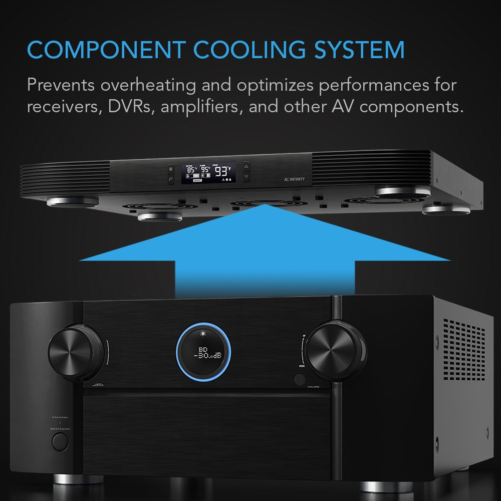 Quiet Cooling Fan System for AV Cabinet Components S532686