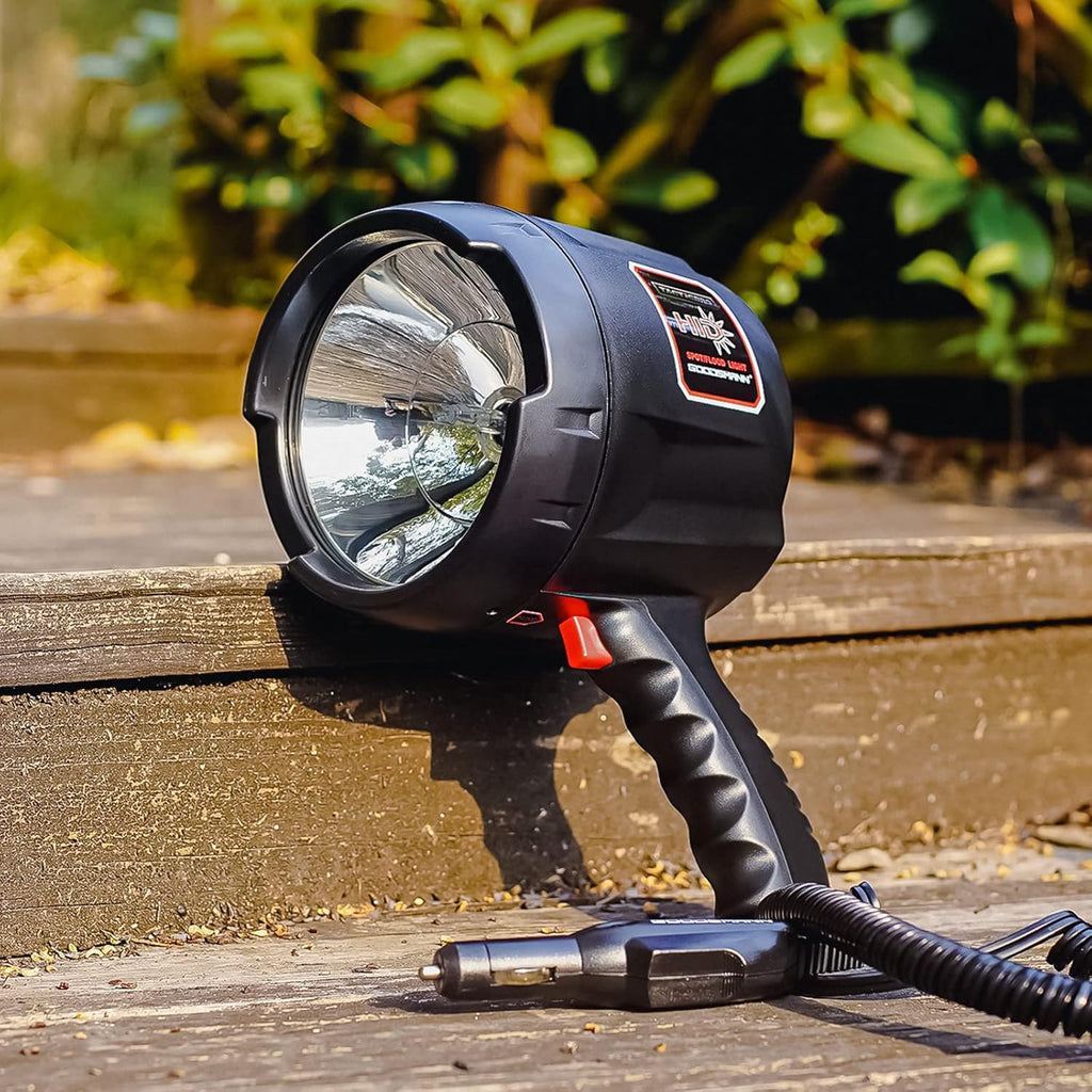 Handheld 2000 Lumen Spotlight Floodlight with 12V Car Charger and Nylon Storage Bag L4681