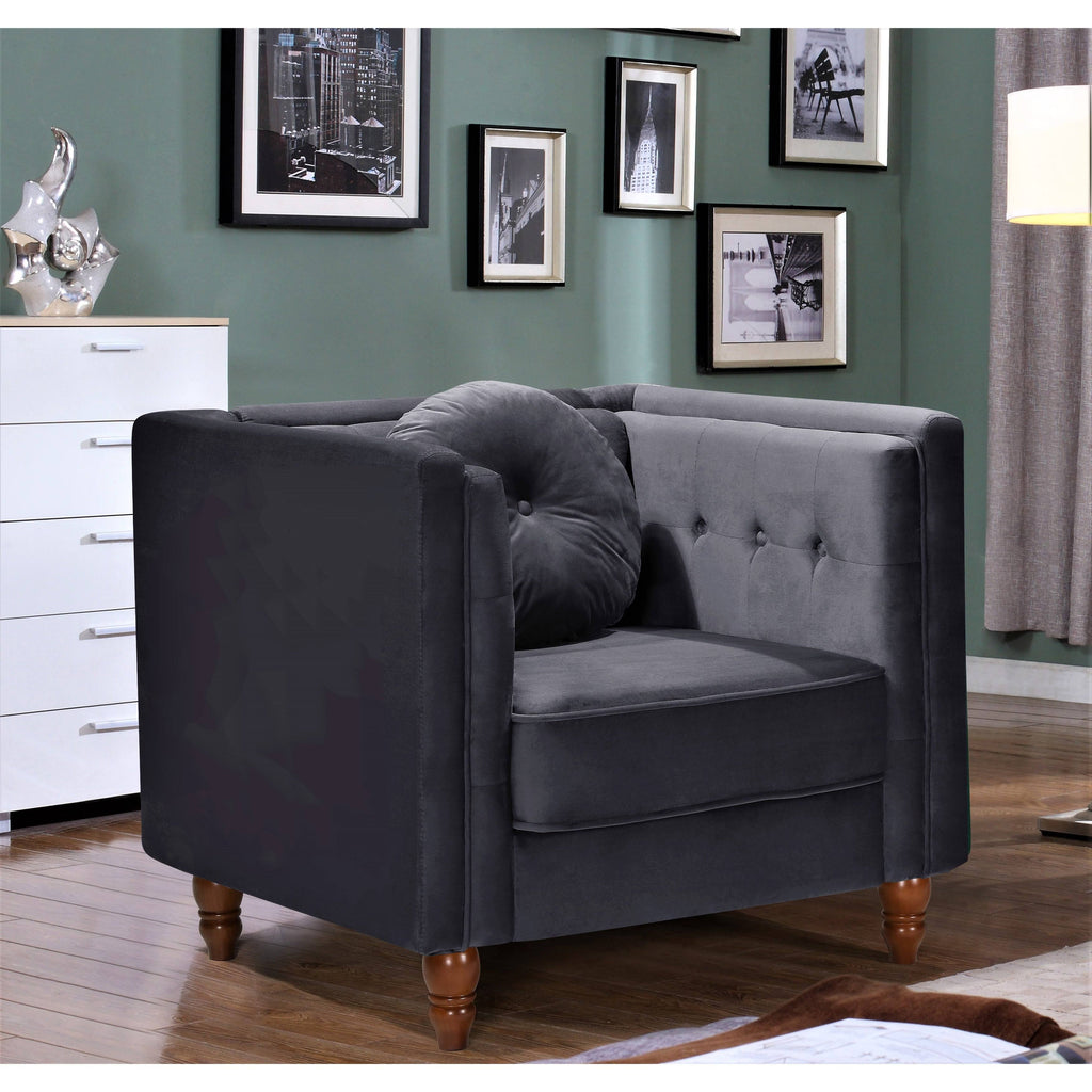 Grey Chesterfield Chair L562284
