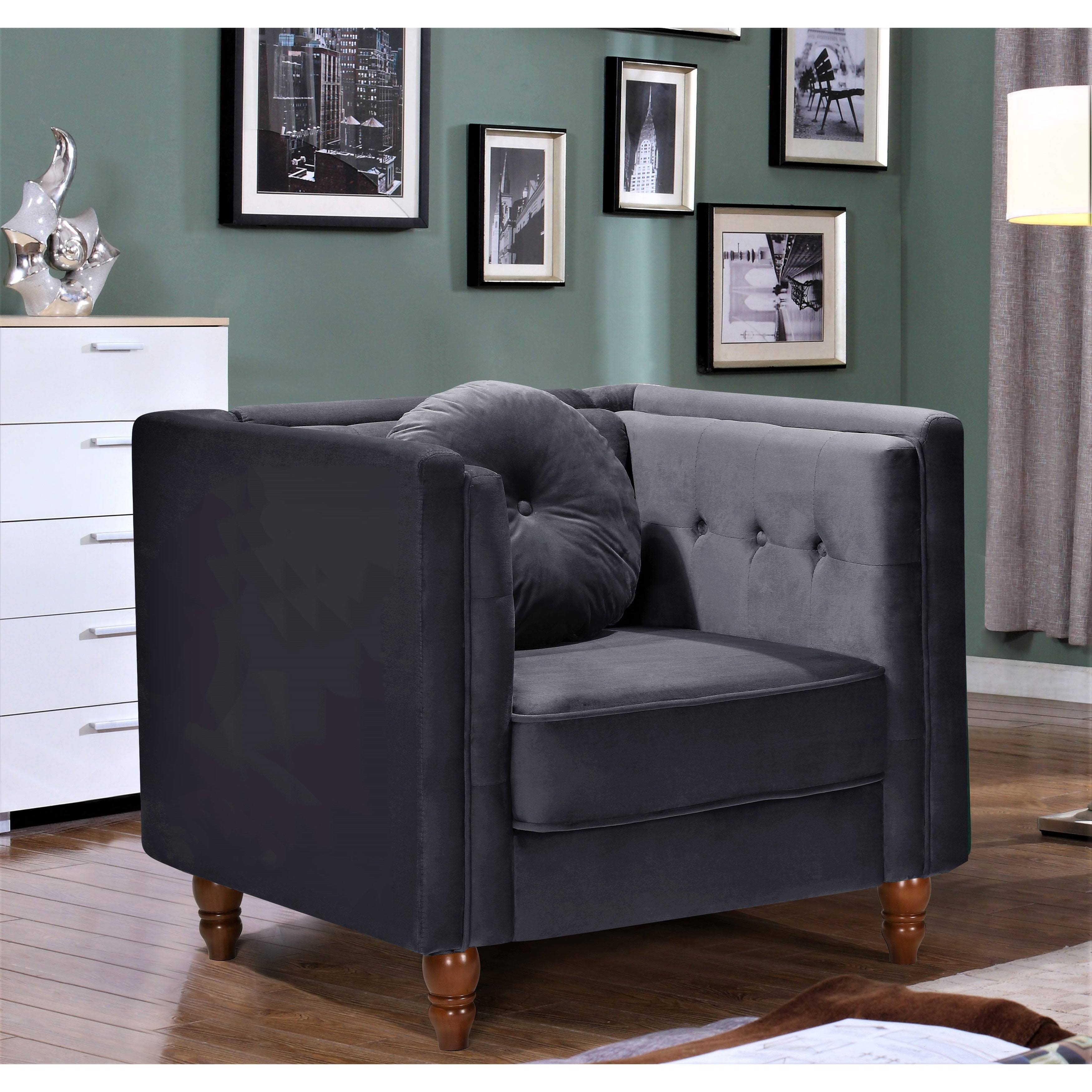 Grey Chesterfield Chair L562284