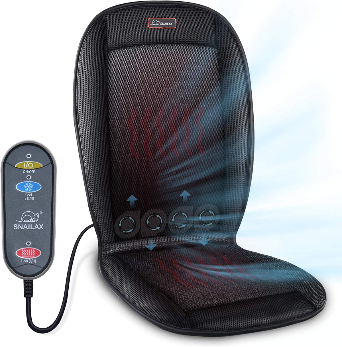 Cooling Car Seat Cushion with Car Fan W91499