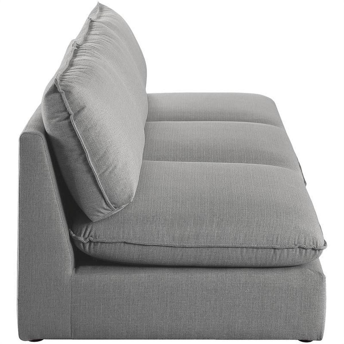 Grey Linen Textured Modular Sofa Q81416