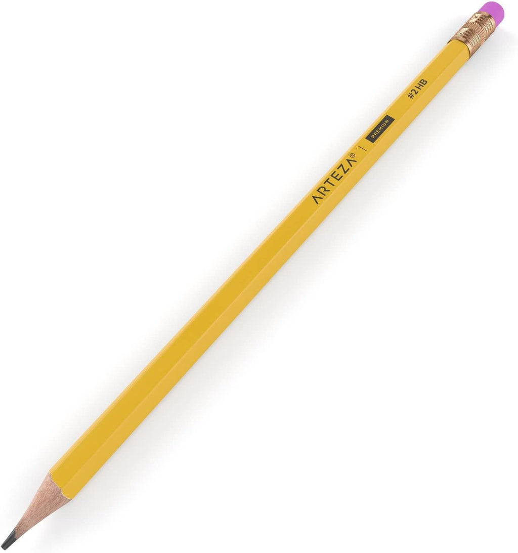 HB #2 School Pencils, Pack of 96, Black, Electric Pencil Sharpener, Pack of 2 A6368
