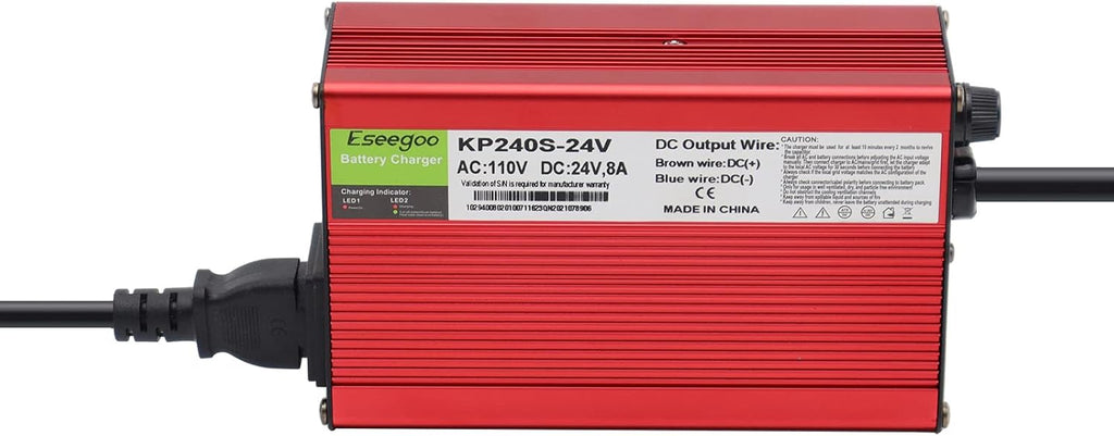 24V 8A Battery Charger with 3-Pin XLR Connector N99688