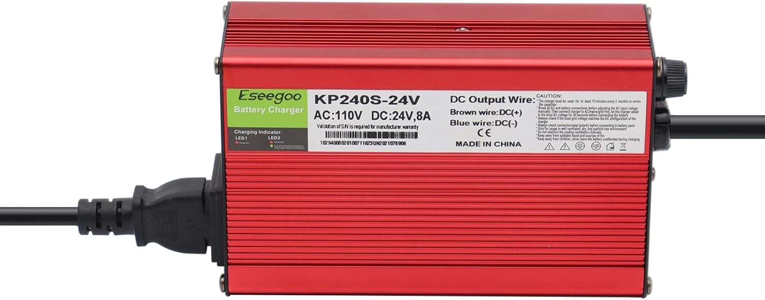 24V 8A Battery Charger with 3-Pin XLR Connector N99688
