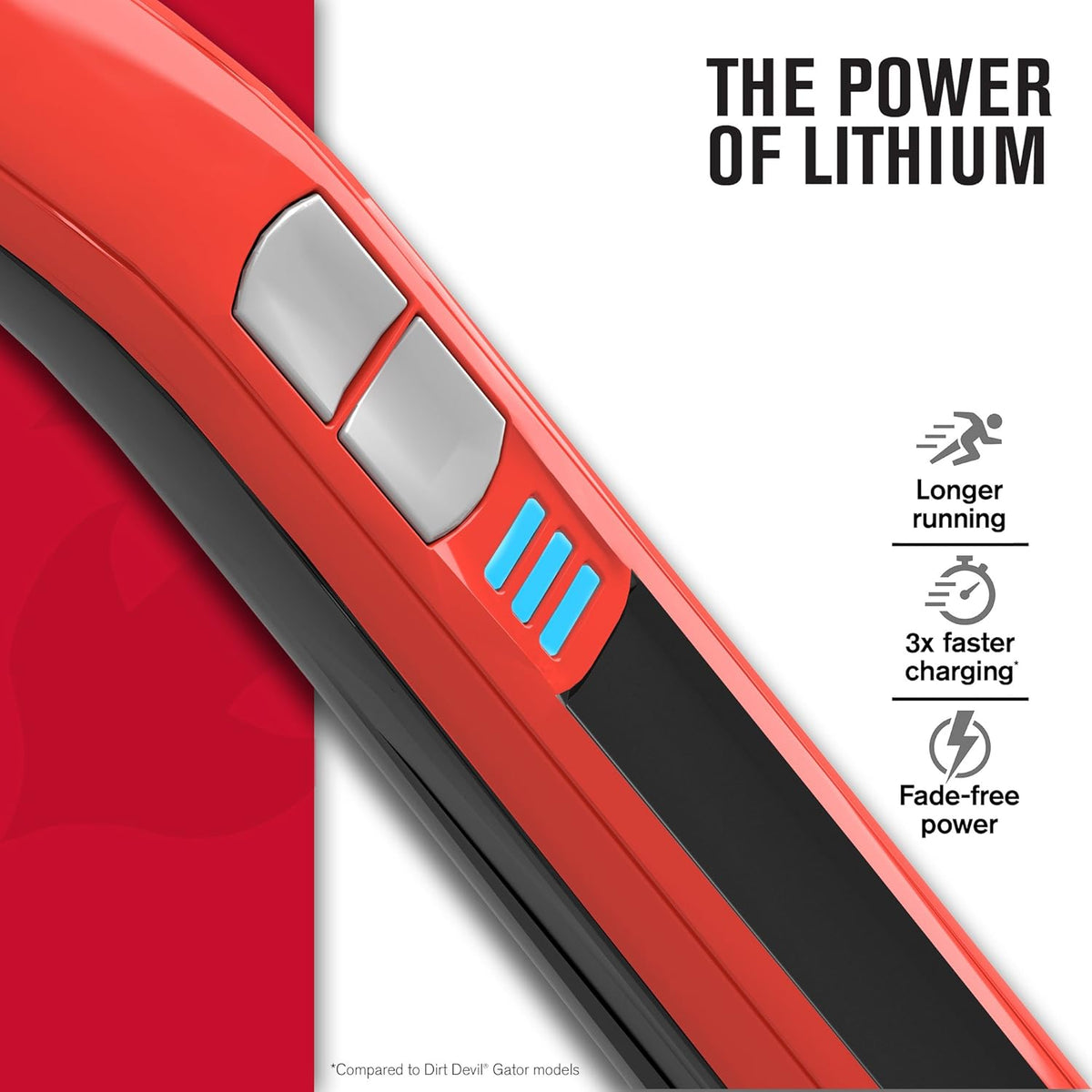 Red Cordless Stick Upright Vacuum Cleaner P18621