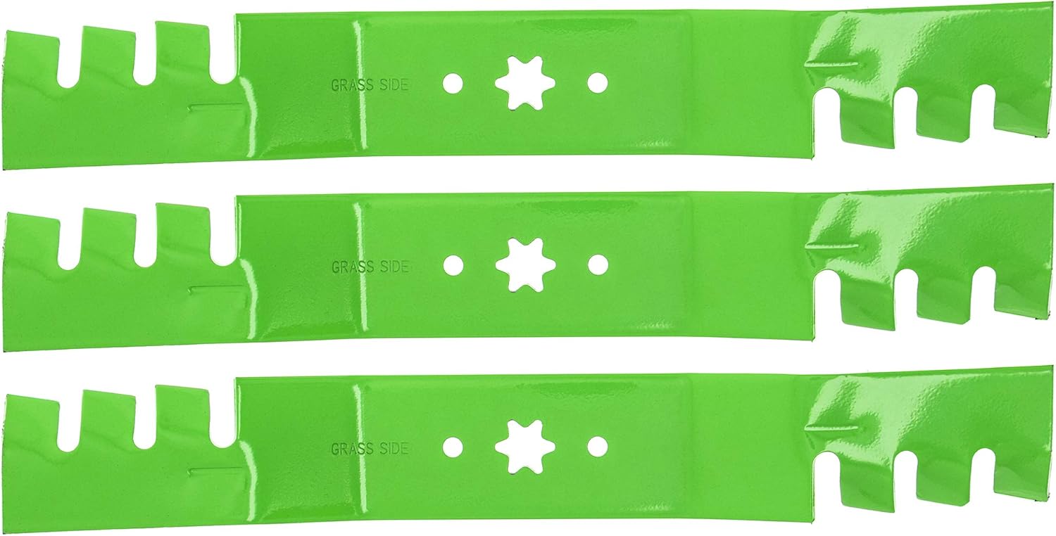 Toothed Mulching Blade 3 Pack for 50 inch Deck H8254
