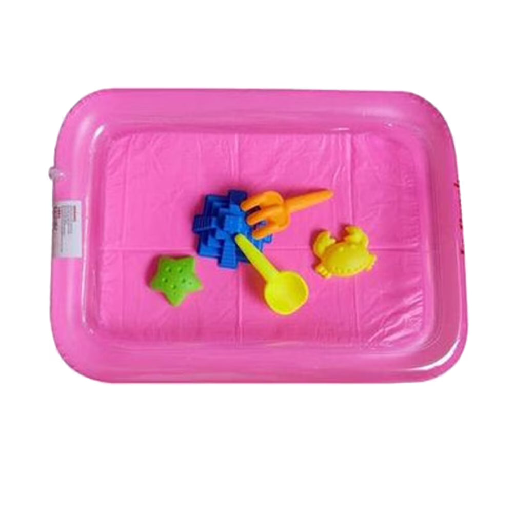 Pink Inflatable Sandbox Play Sand Toy Tray C569748