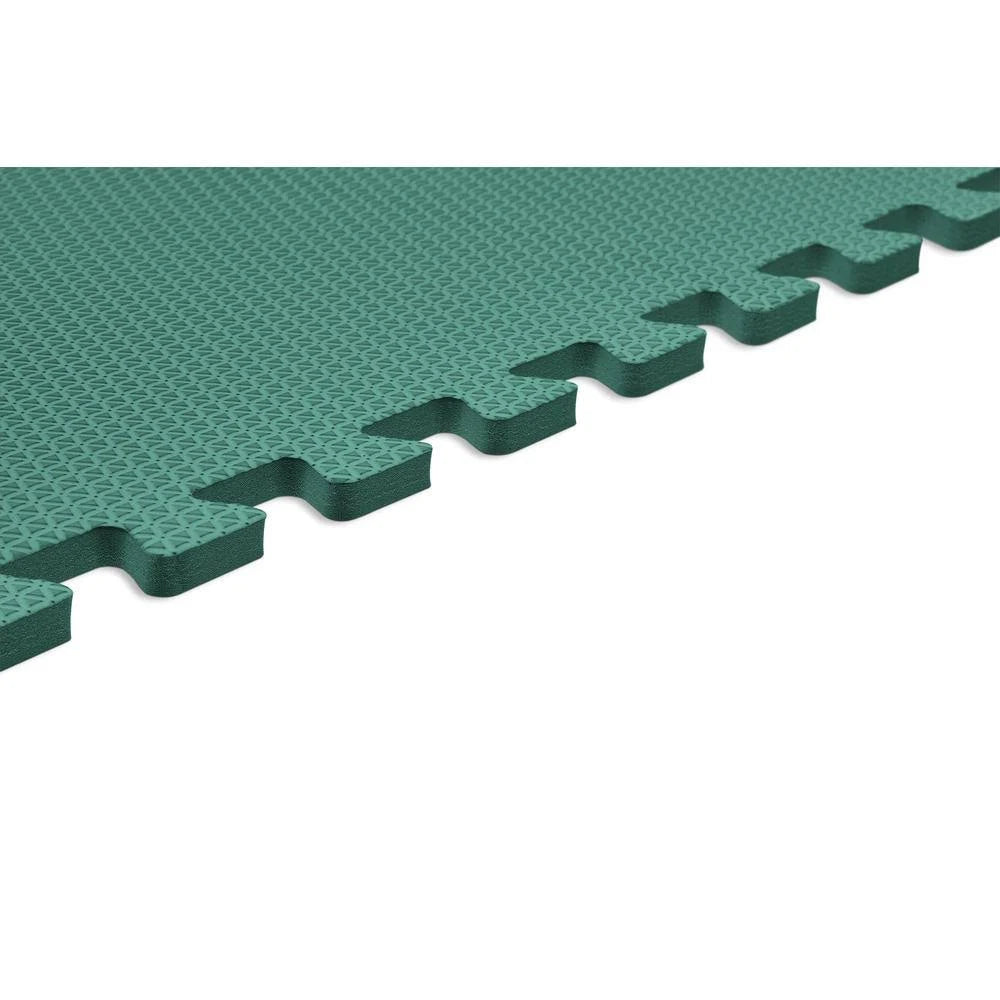 Dark Green 24 in. x 24 in. Eva Foam Interlocking Tile (24-Tile) K11963