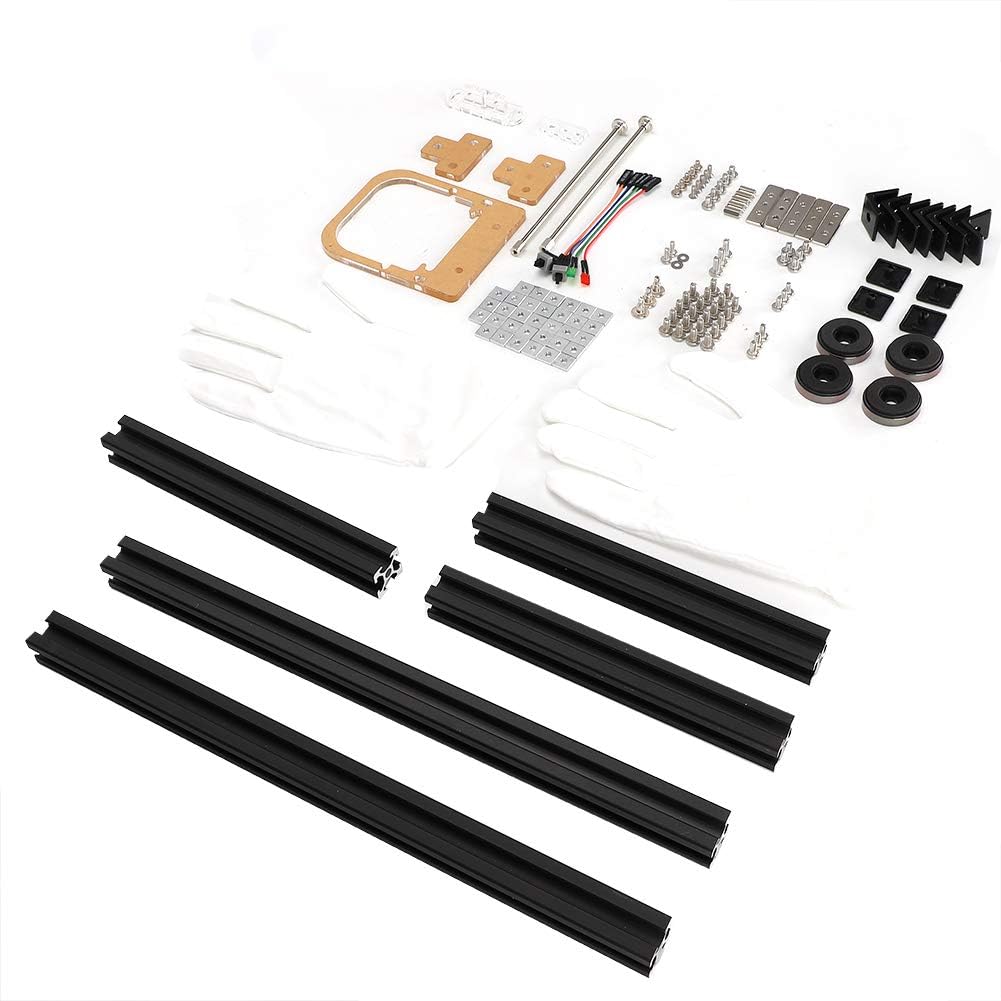 Black Aluminum Open Air Computer Test Bench Case W627