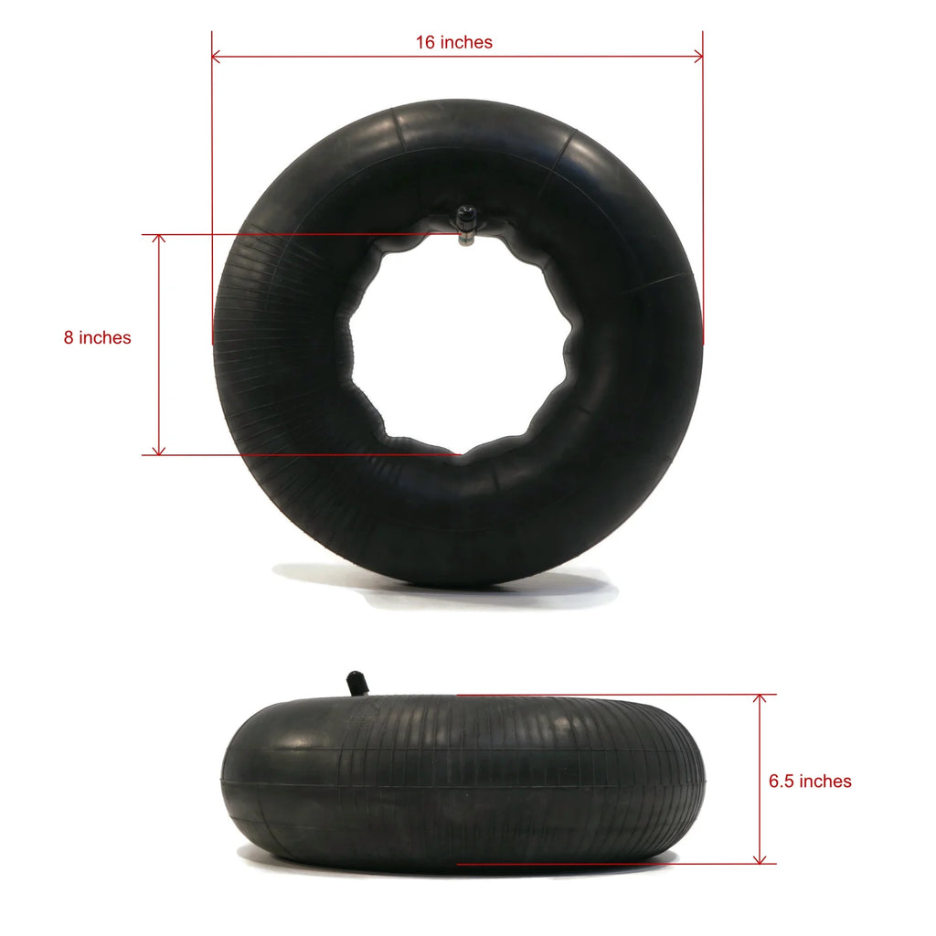 4 Tire Inner Tubes 16x6.50x8 TR13 Straight Valve Stem S6493