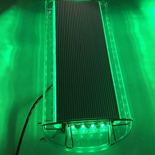 88W LED Flashing Strobe Light 17 Modes Amber White I490451