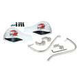 White Debris Deflectors for 1 1/8" Bars N155