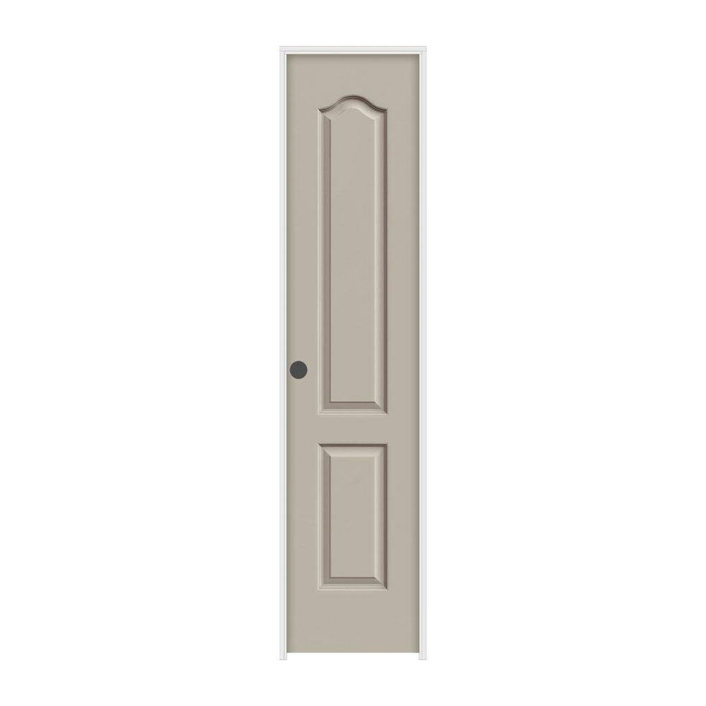 18 in. x 80 in. Textured Solid Core Molded Composite MDF Single Prehung Interior Door C649