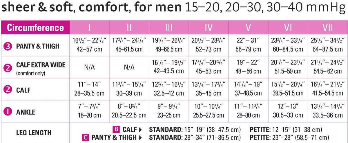 Knee High 30-40 mmHg Extra Wide Calf C94401