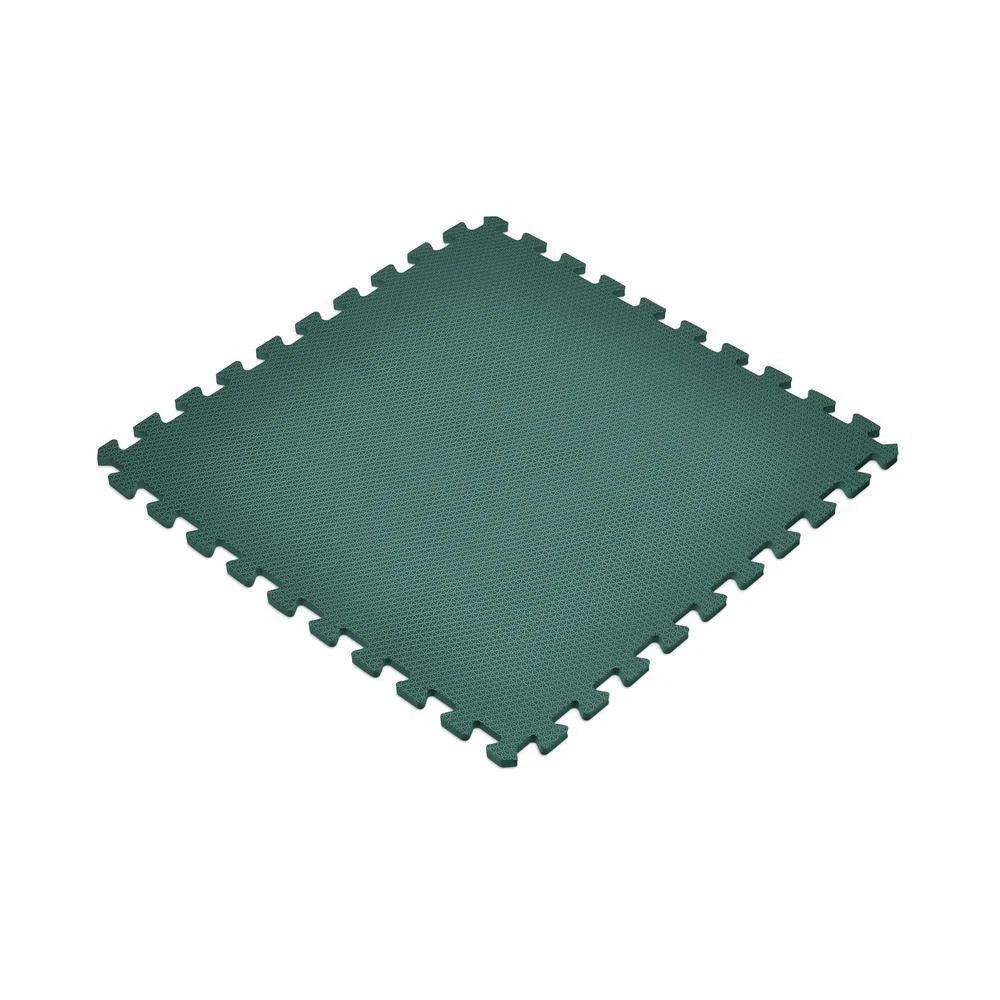 Dark Green 24 in. x 24 in. Eva Foam Interlocking Tile (24-Tile) K11963