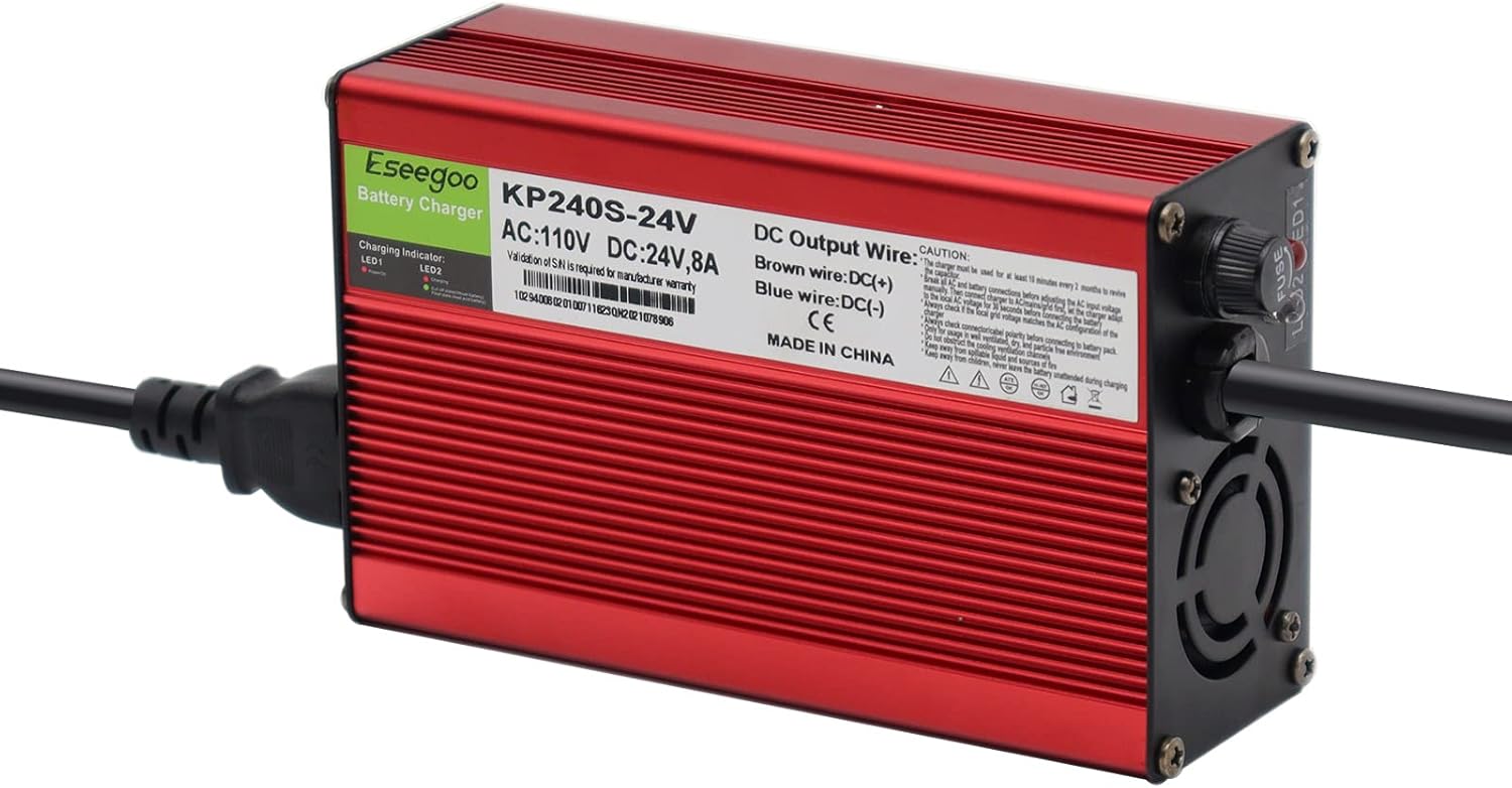 24V 8A Battery Charger with 3-Pin XLR Connector N99688