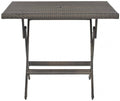 Square Folding Table Brown B212445