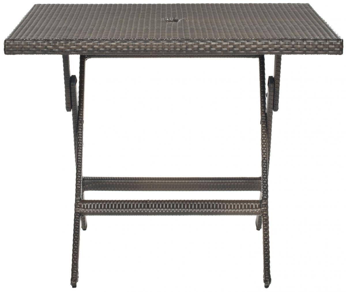Square Folding Table Brown B212445