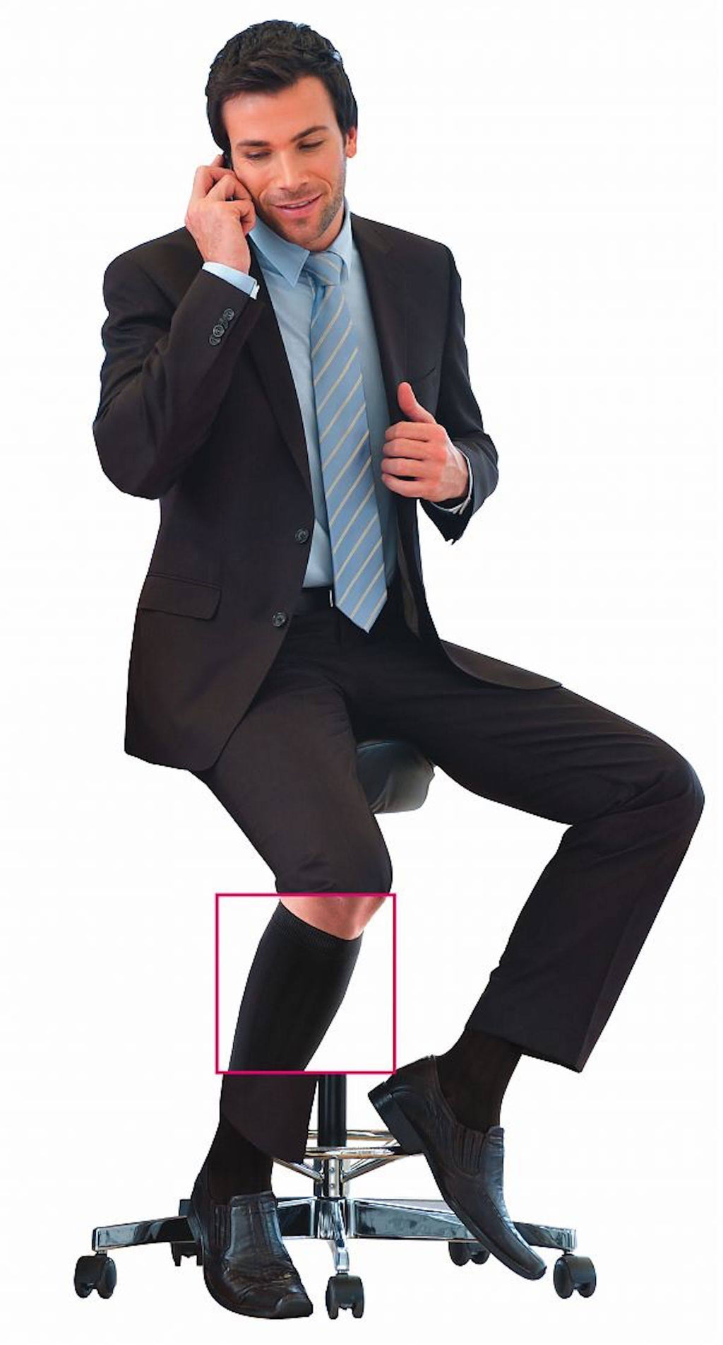 Knee High 30-40 mmHg Extra Wide Calf C94401