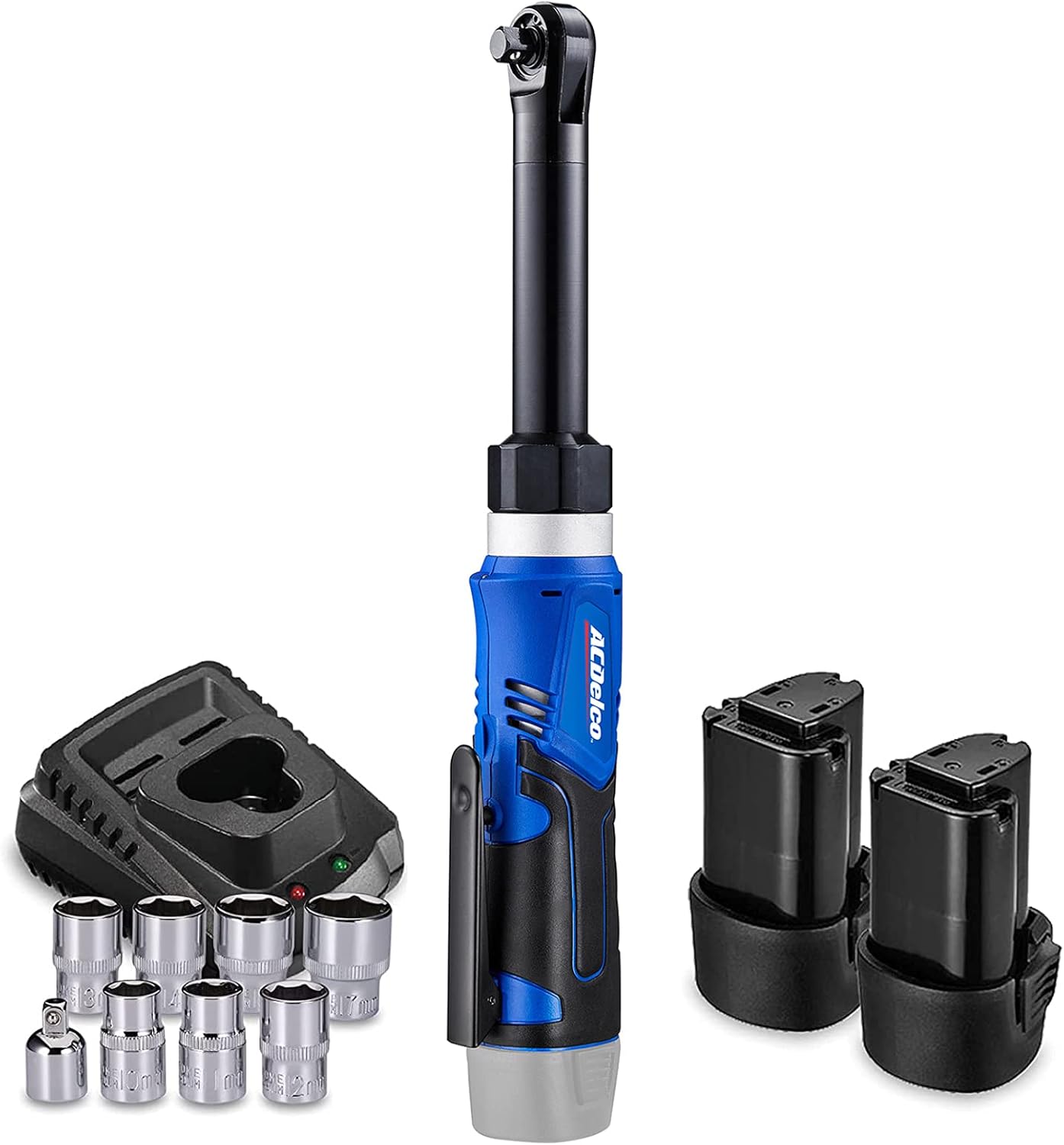 12V Li-ion Cordless 3/8” Extended Ratchet Wrench Tool Kit K3983