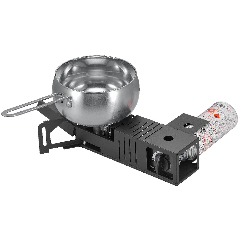 Portable Folding Butane Camping Stove with Piezoelectric Ignition Z34919