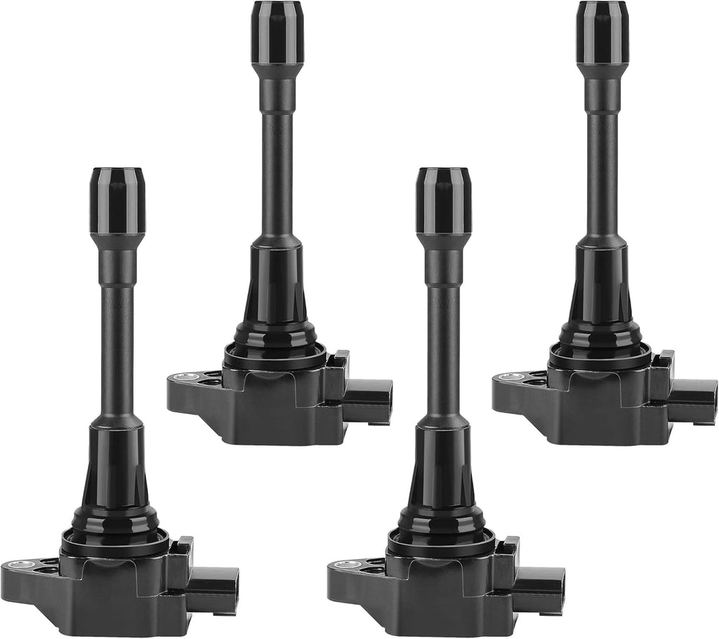 Ignition Coils 4-Pack Compatible with 2007-2018 Versa Sentra Rogue Urvan Pathfinder NV200 NV350 - 2014-2015 Infiniti QX60 - L4 1.6L 1.8L 2.0L 2.5L Pack of 2 U751928