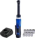 12V Li-ion Cordless 3/8” Extended Ratchet Wrench Tool Kit K3983