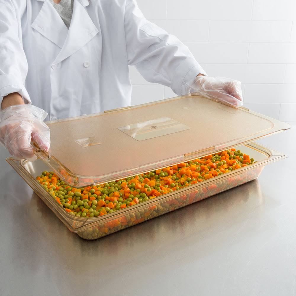 Amber Full Size Flat Lid Q302537
