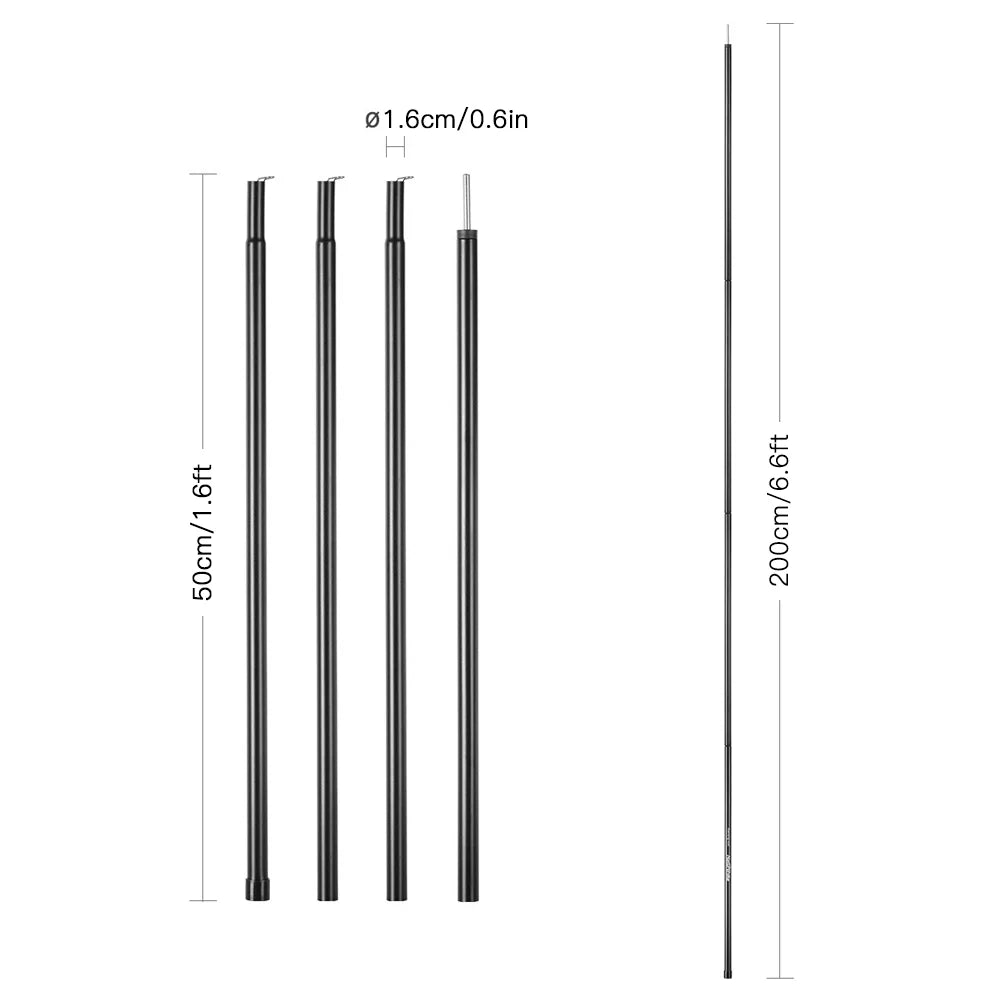 Tent Canopy Poles Set X585629