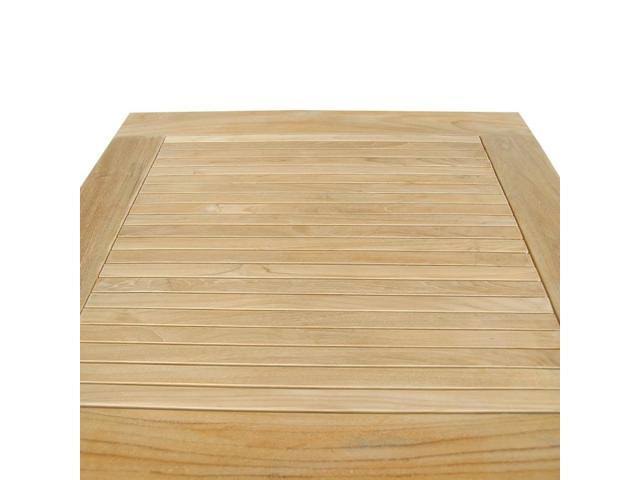 Bahama 35 inch Square Table Small Slats A7464