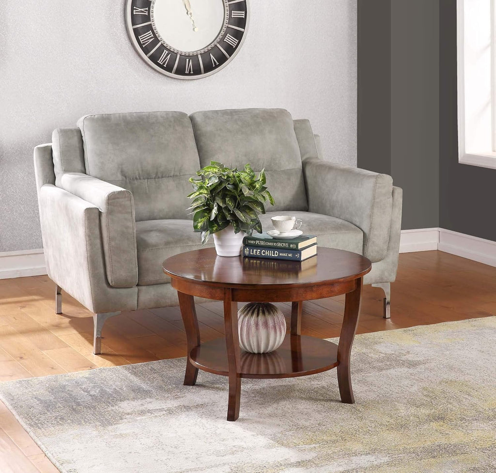 White Round Coffee Table V957
