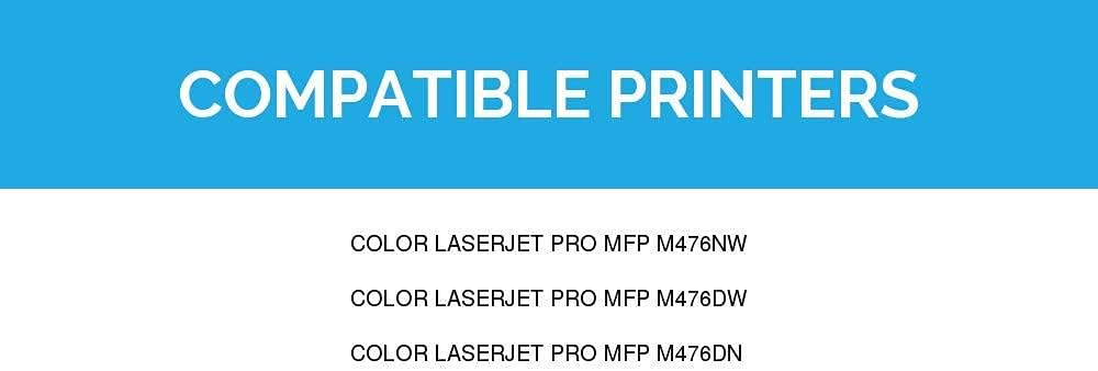 Remanufactured Toner Cartridge Replacements for HP 312A / HP 312X High Yield, 4-Pack Z87627