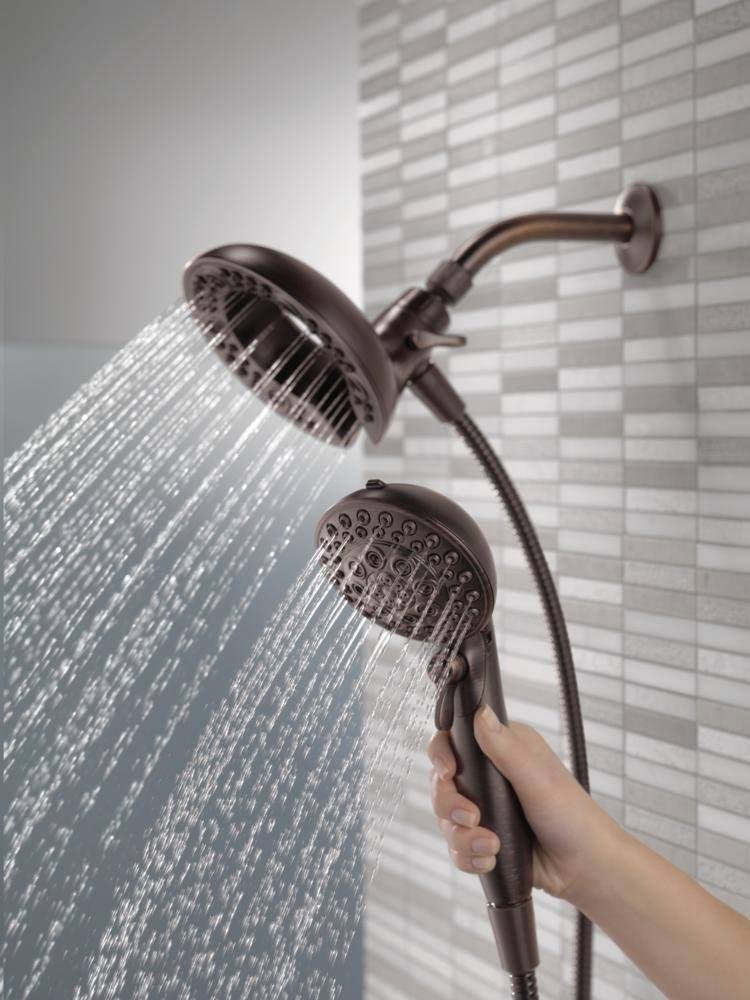 Venetian Bronze Dual Hand Held Rain Shower Heads 2 in 1 Combo B70508