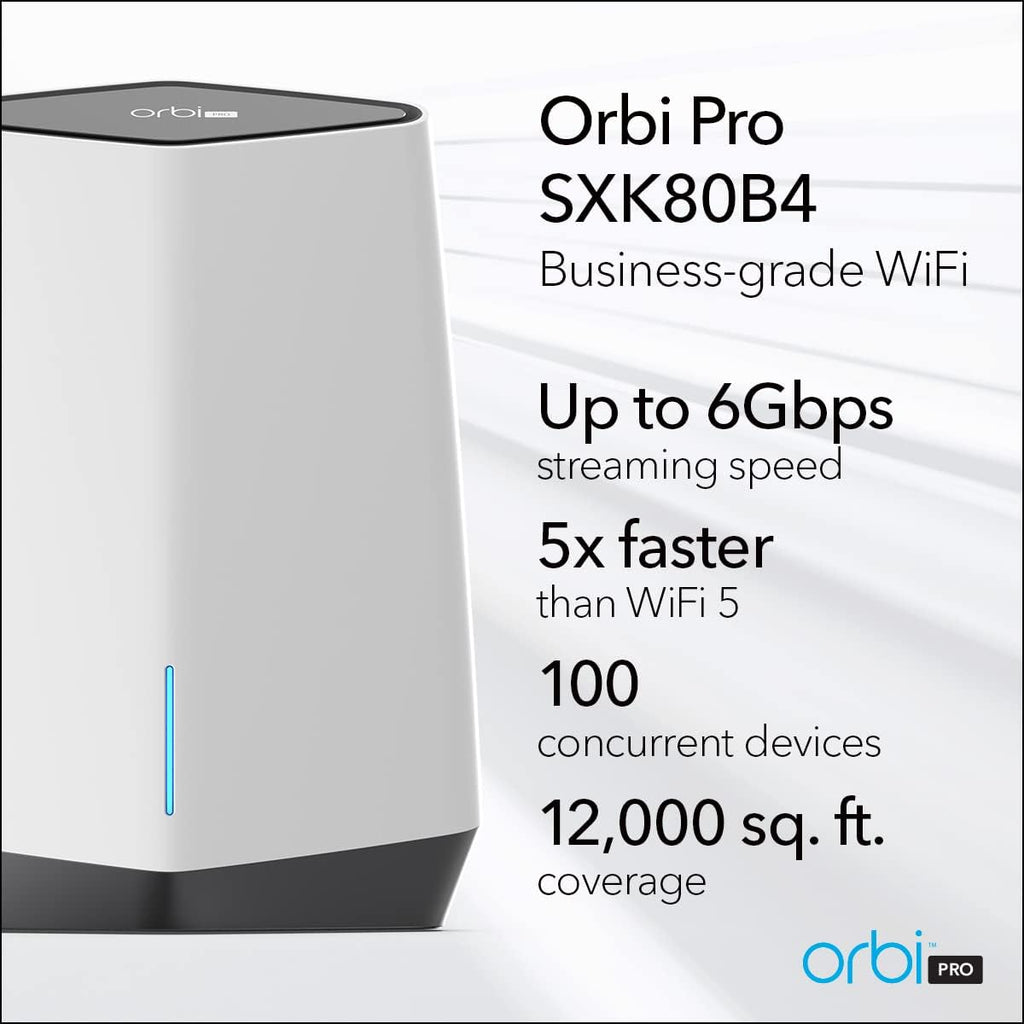 WiFi 6 Tri-band Mesh System Router with 1 Satellite Extender, AX6000, Pack of 2 F132