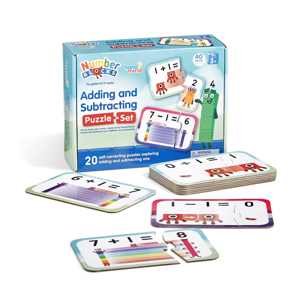 Numberblocks Adding and Subtracting Puzzle Set J825