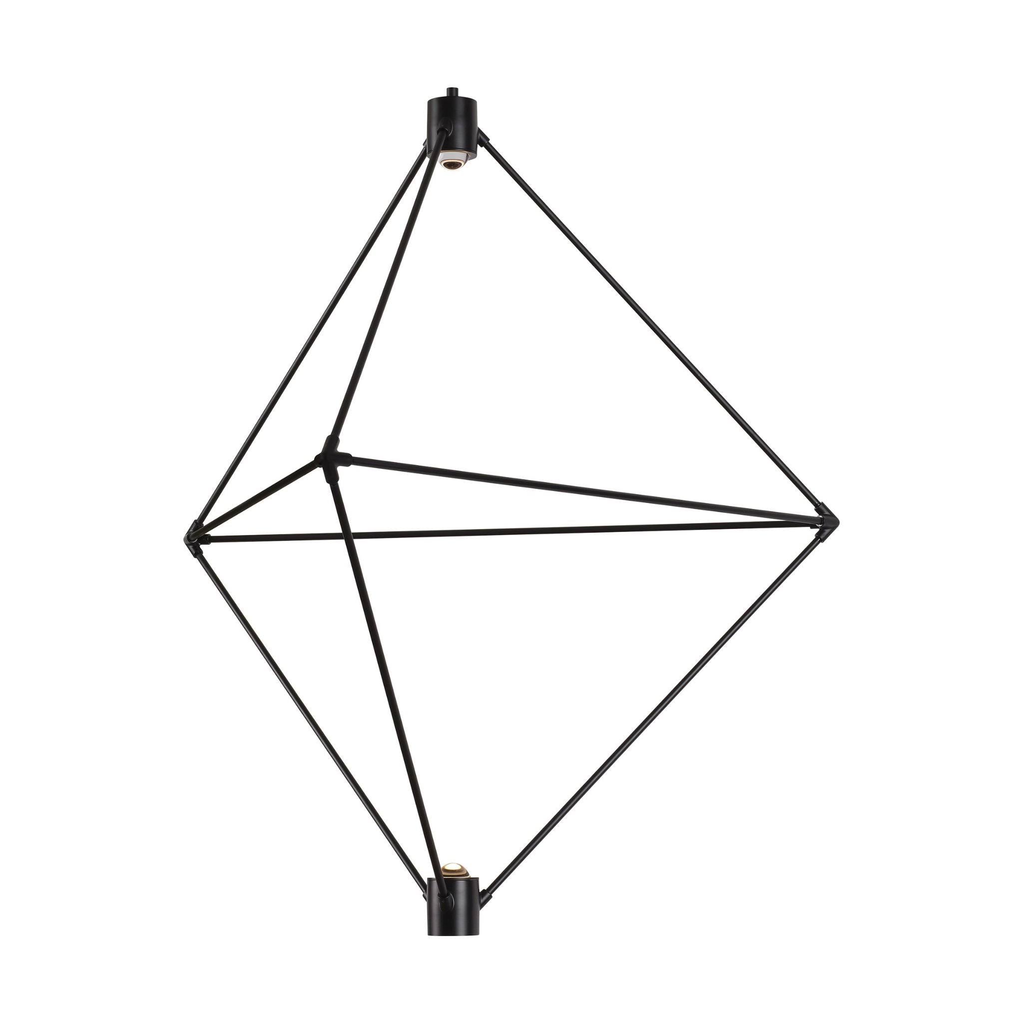 Black LED Chandelier V369