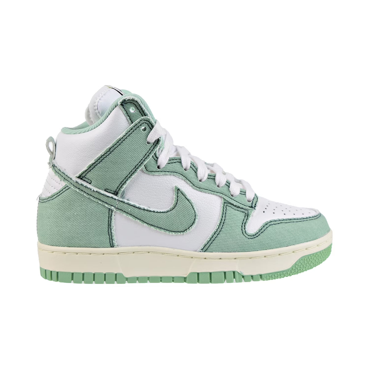 Enamel Green White High-Top Women's Shoes Z49344
