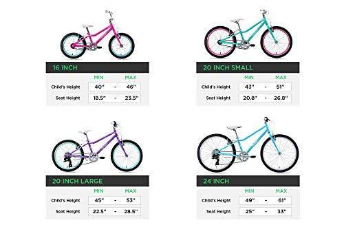 Purple/Aqua Kids Bike T599