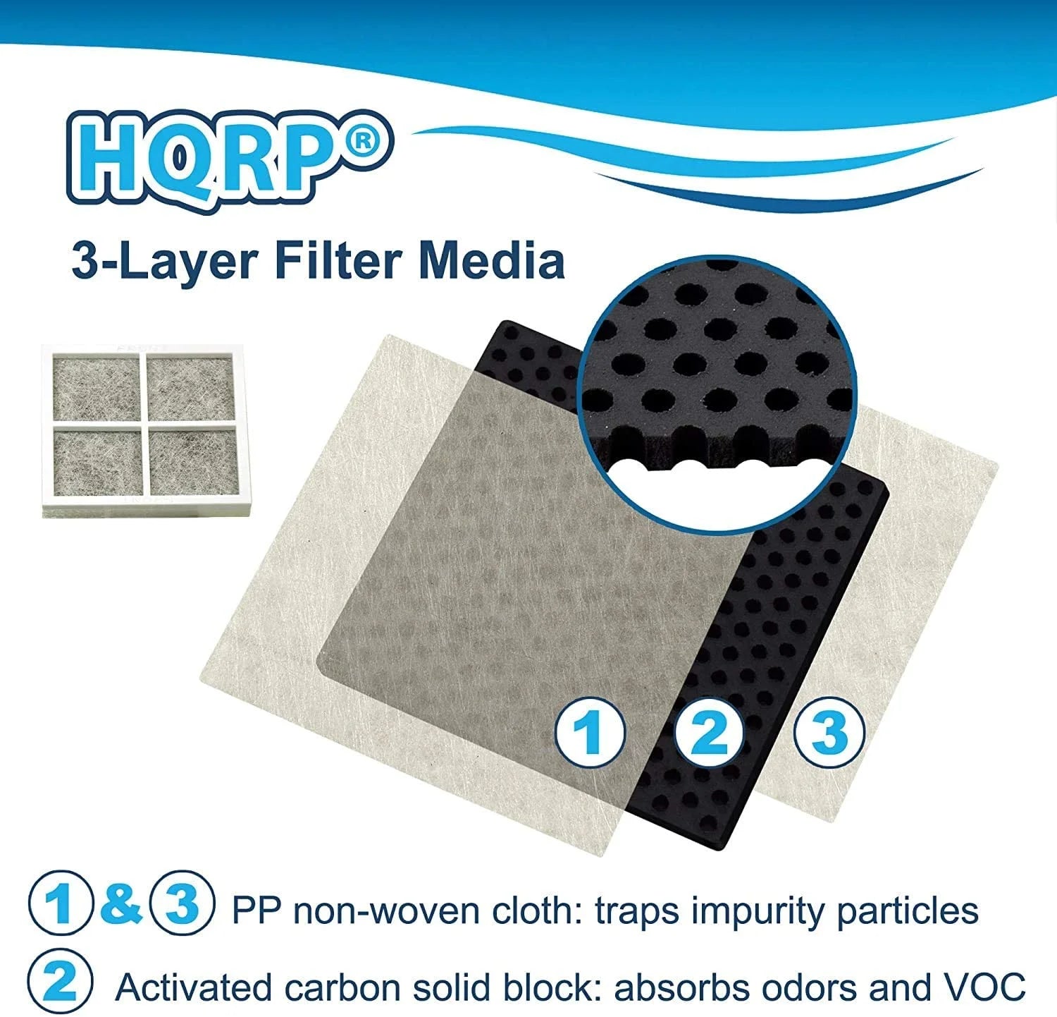 4-Pack Air Filter for Refrigerator K95732