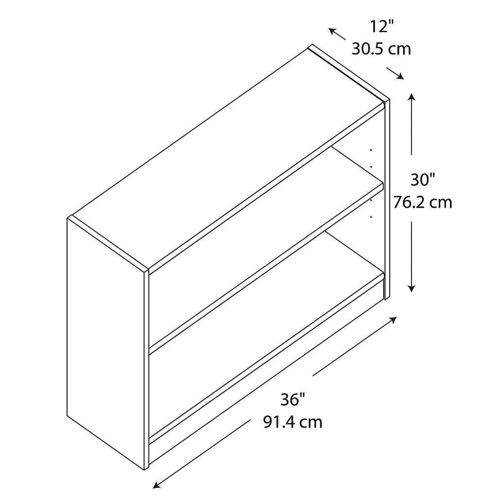 2 Shelf Bookcase Set of 2 A32355