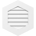 Vertical Peaked Surface Mount PVC Gable Vent J361