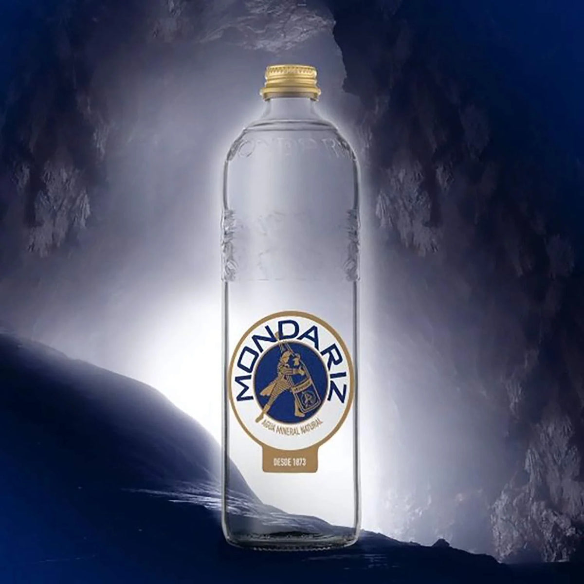 750 Ml Natural Mineral Water (12 Glass Bottles) V69596