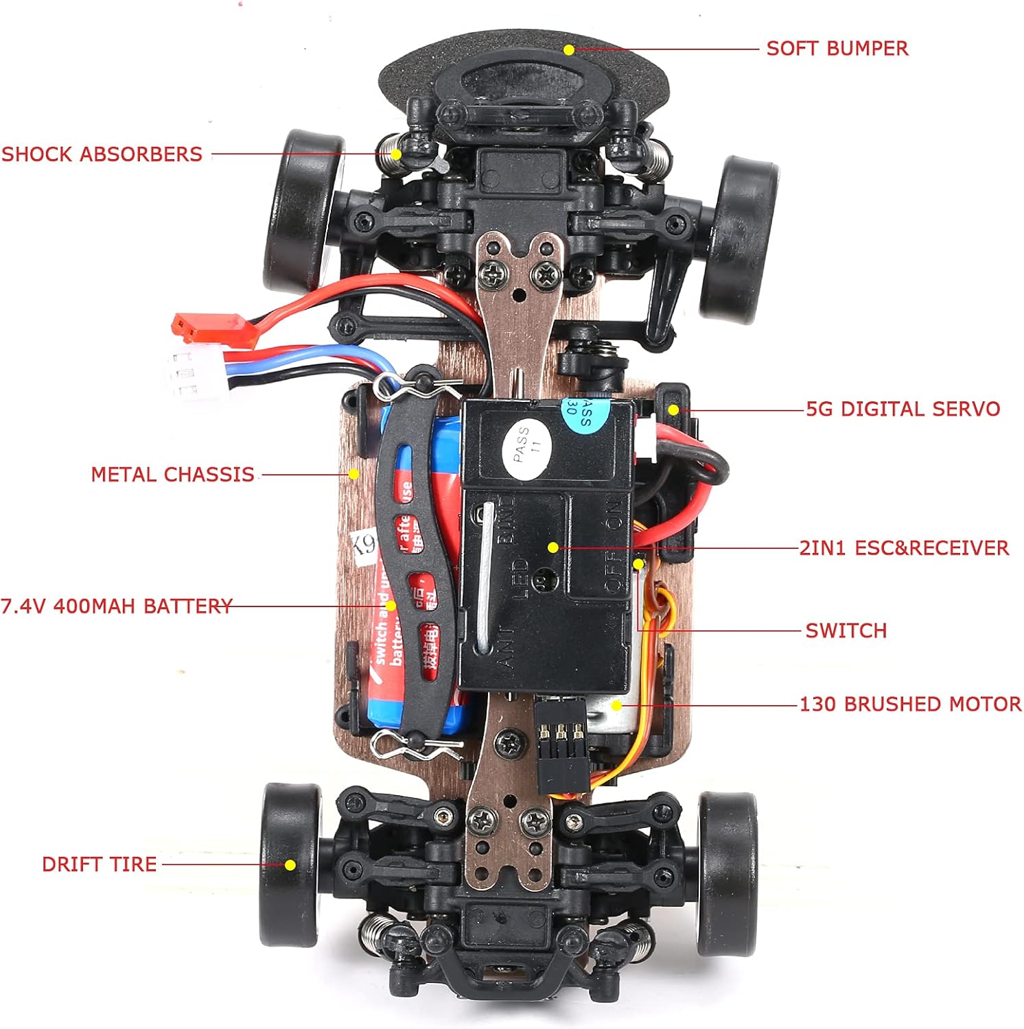 1:28 Scale 4WD RC Drift Car X113200