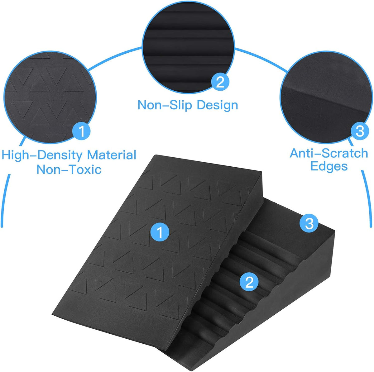 Adjustable Non-Slip Squat Wedge Block (Pair) C45144