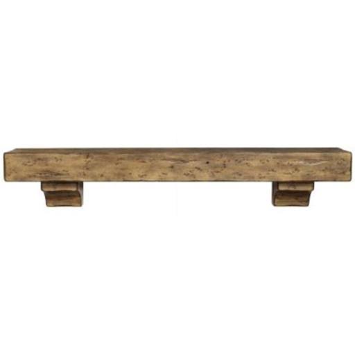Rustic Distressed Finish Shelf W91646