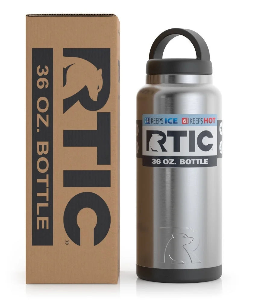 36 OZ Stainless Steel Insulated Bottle with Wide Mouth Lid R9476