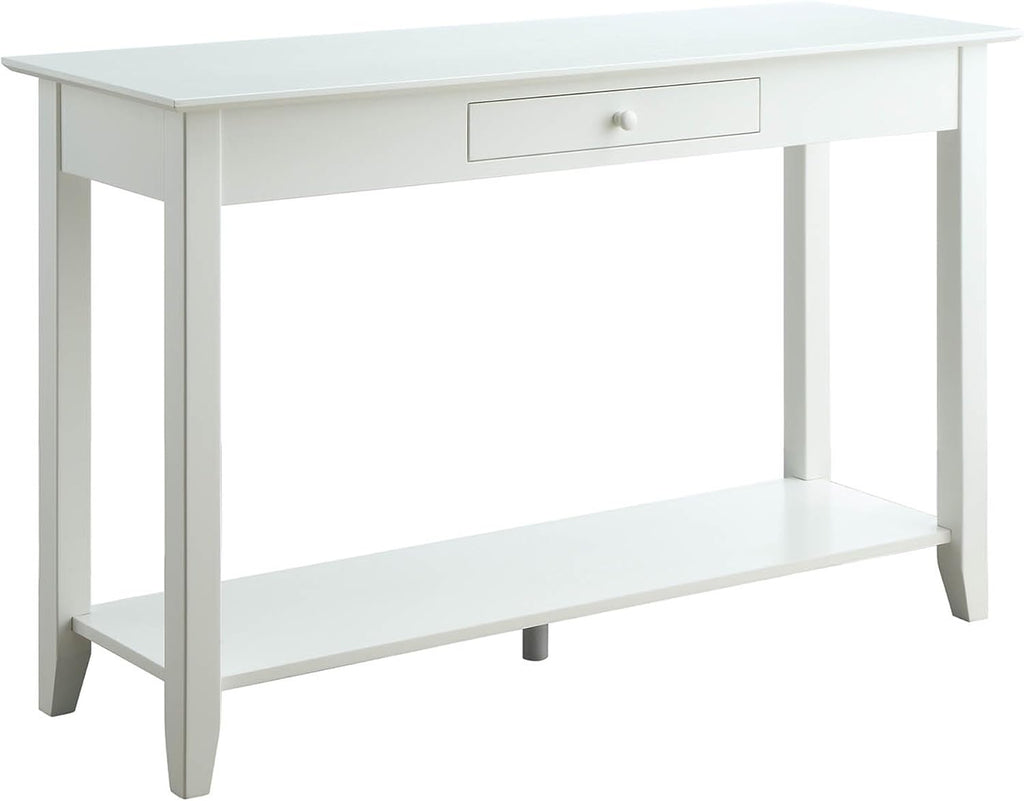 Black Console Table with Drawer V499537