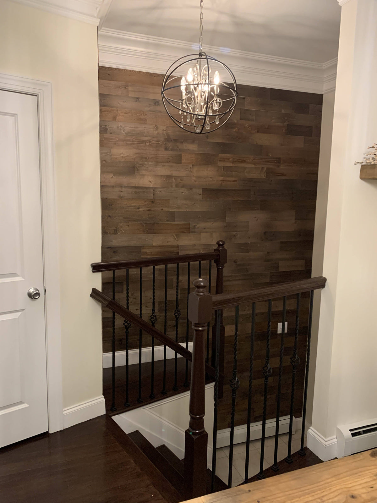 Reclaimed Wooden Wall Planks, Peel and Stick, 10 Sq. ft G876