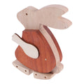 Red Rabbit Wooden Crafts Toys Playset U535858